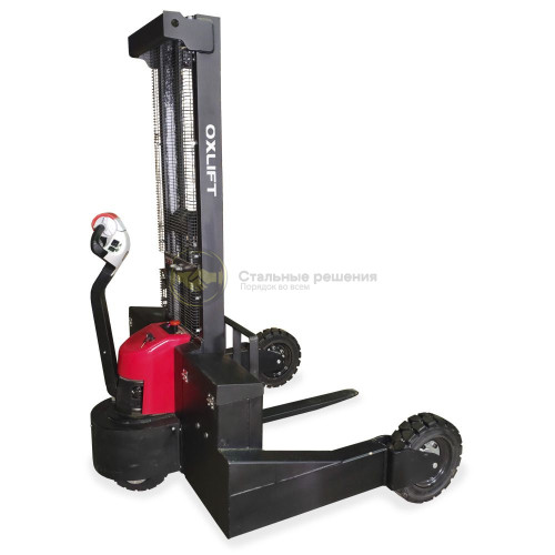 Самоходный штабелер для бездорожья OXLIFT AX1516RT 1600 мм 1500 кг 1