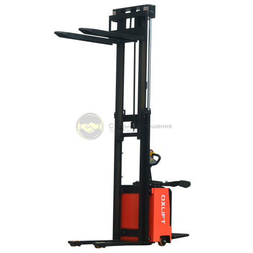 Самоходный штабелер OXLIFT BX20-4X 3600 мм 2000 кг с платформой для оператора с двумя гидроузлами 3
