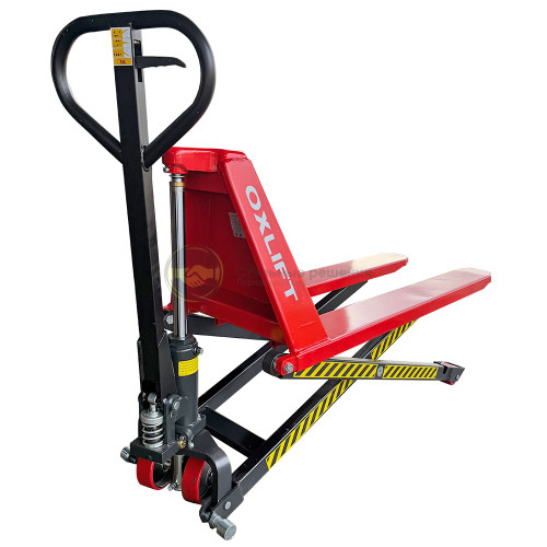 Ручная гидравлическая тележка с ножничным подъемом OXLIFT OXH15 800 мм 1500 кг 2