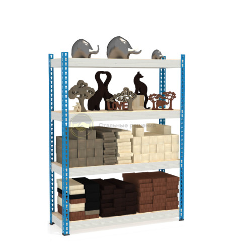 Стеллаж складской МКФ 15504-2,0 (2000x1525x508-4)