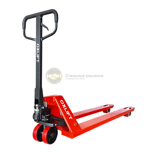 Ручная гидравлическая тележка длинновильная OXLIFT OX25-L1500 1500 мм 2500 кг 2